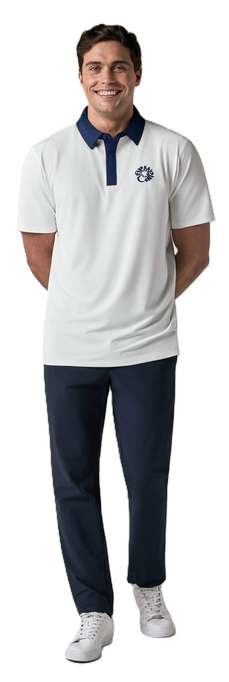 Callaway Mid Century pánske polo, bright white