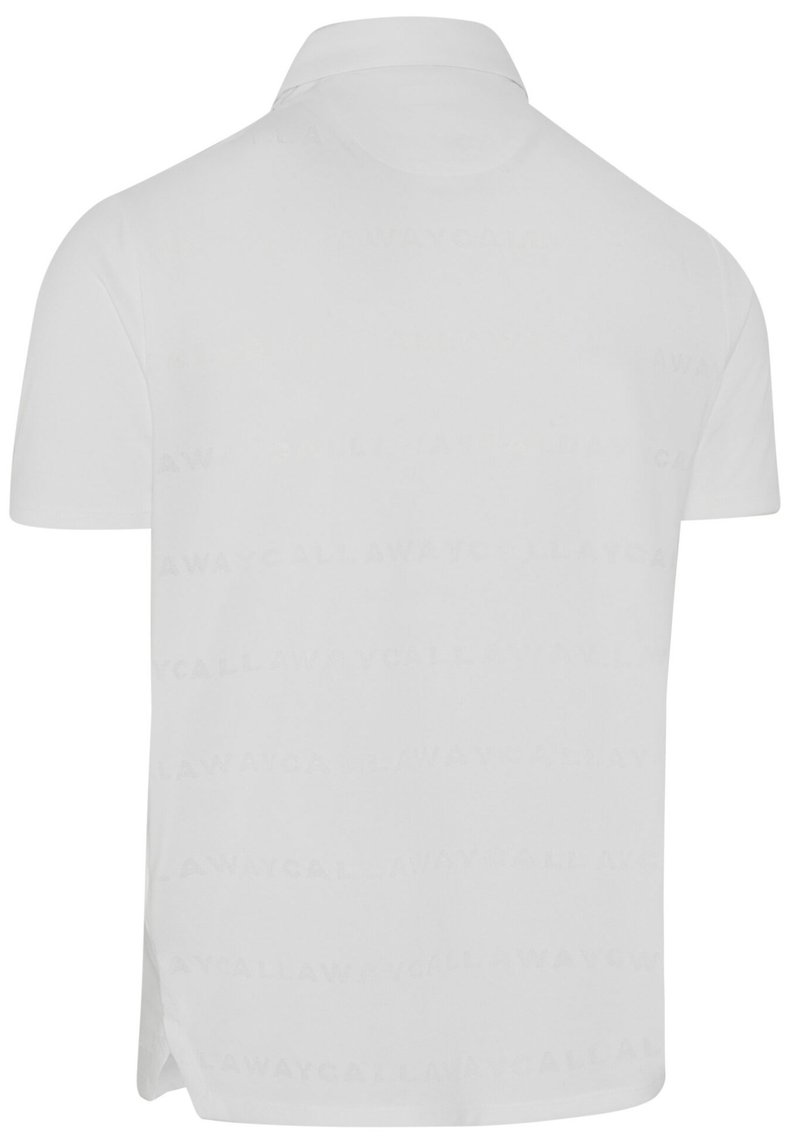 Callaway Mid Century Jacquard pánske polo, bright white