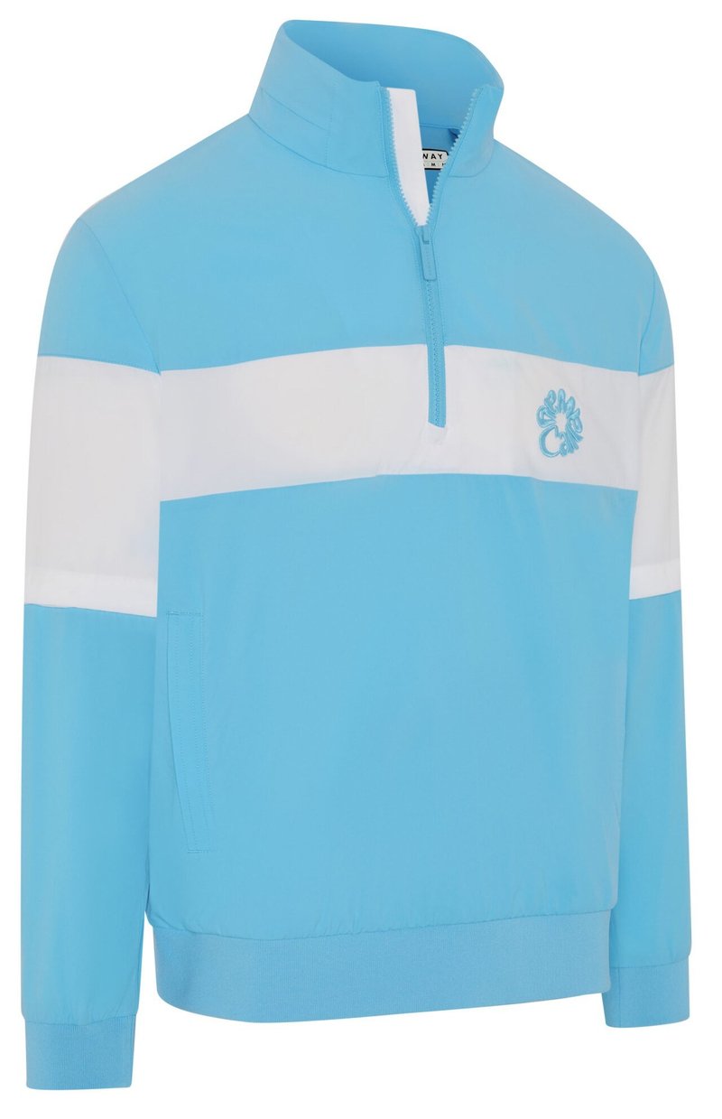 Callaway Modern Traveler Half Zip Convertible pánska bunda, blue bossom