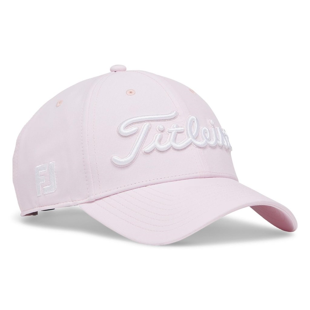 Titleist Tour Performance pánska šiltovka, bledoružová/biela