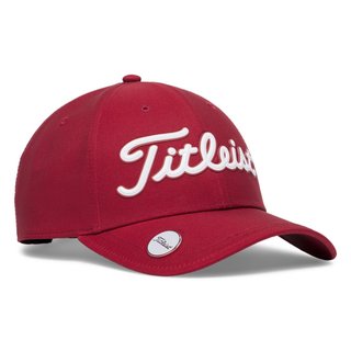 Titleist Players Ball Marker pánska šiltovka, karmínová/biela