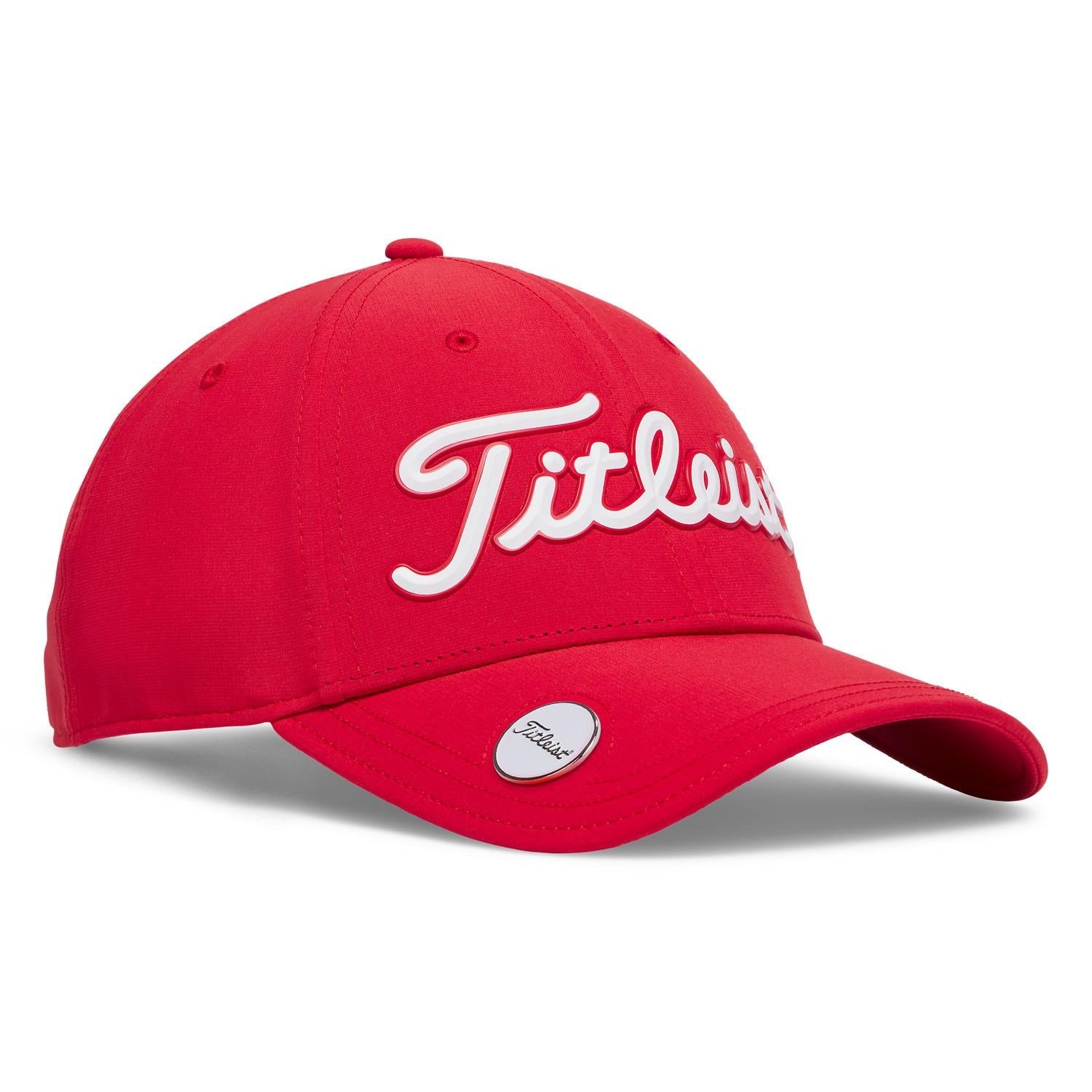Titleist Players Ball Marker pánska kšiltovka, červeno/biela