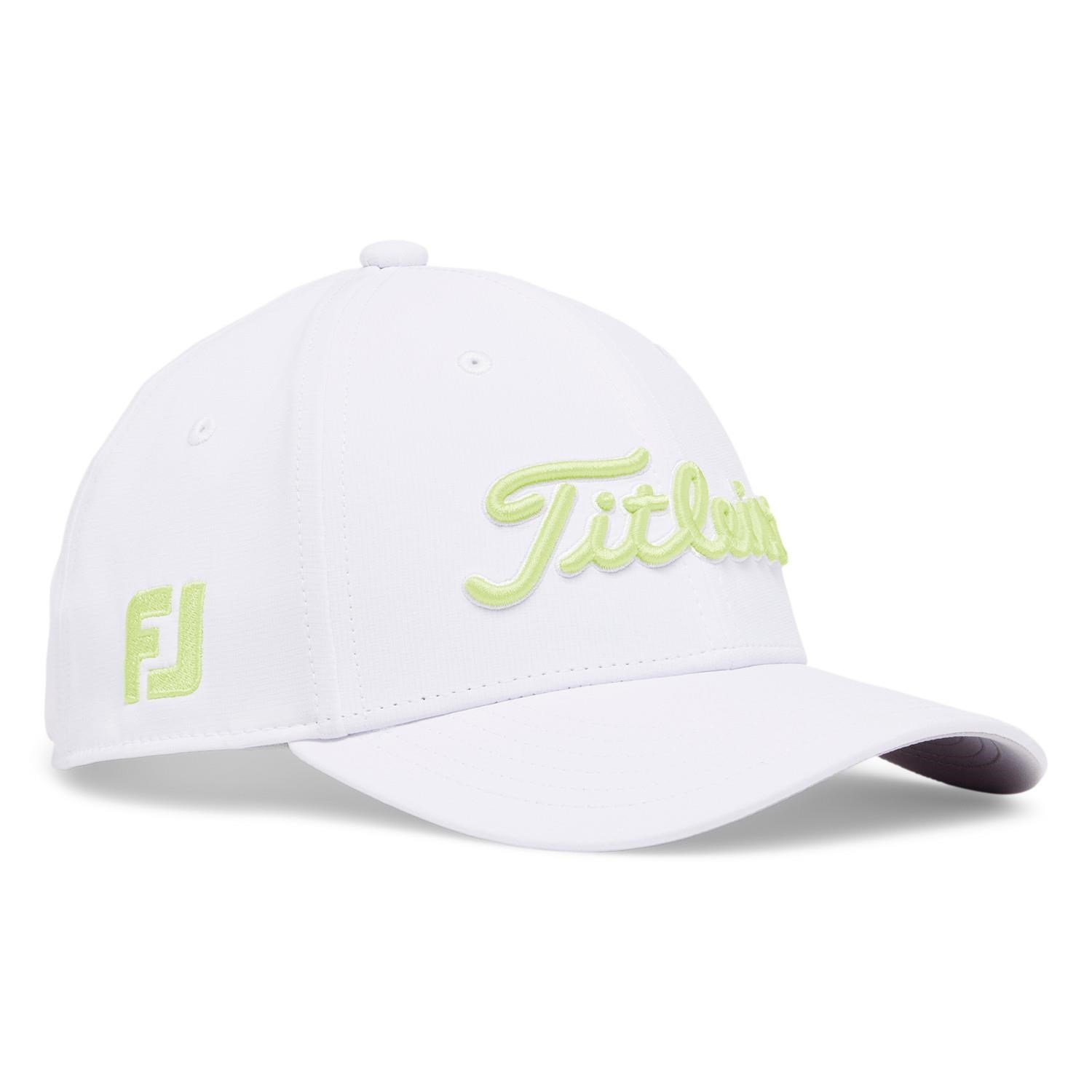 Titleist Junior Tour Performance juniorská kšiltovka, bielo/svetlo limetková