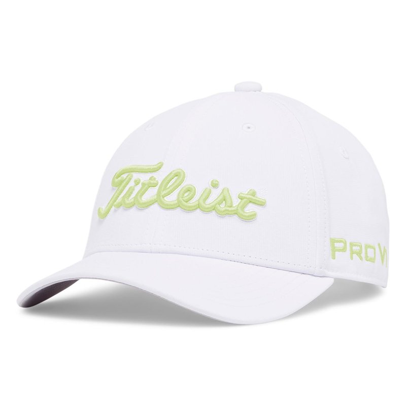 Titleist Junior Tour Performance juniorská kšiltovka, bielo/svetlo limetková
