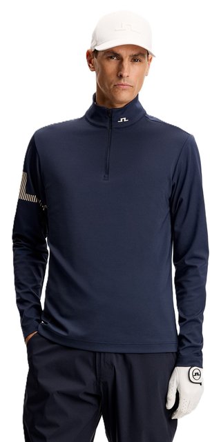 J.Lindeberg Heath Strike Mid Layer pánska mikina, JL Navy