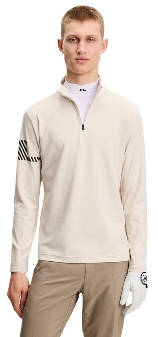 J.Lindeberg Heath Strike Mid Layer pánska mikina, moonbeam