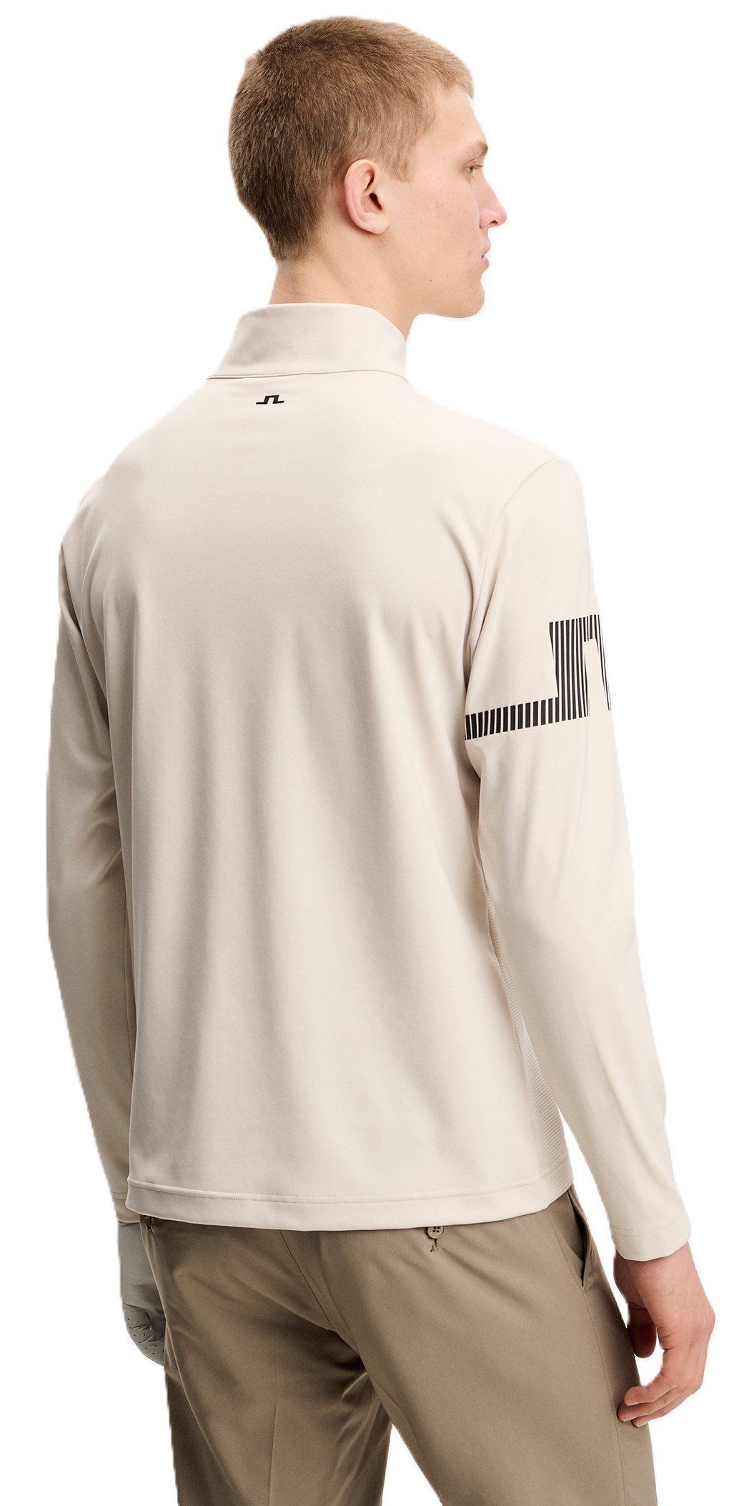 J.Lindeberg Heath Strike Mid Layer pánska mikina, moonbeam