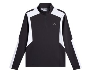 J.Lindeberg Lukas Quarter Zip pánska mikina, čierna