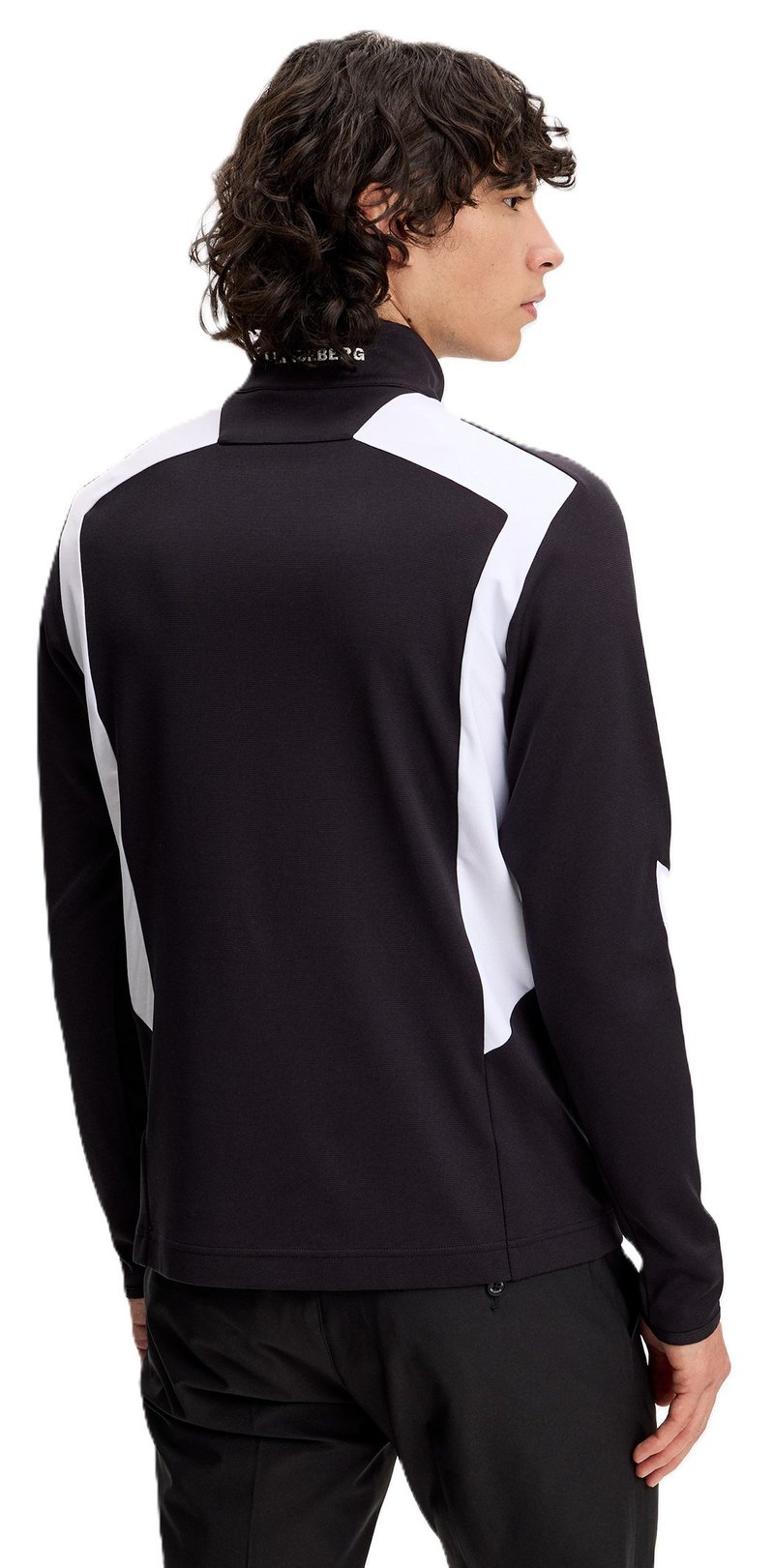 J.Lindeberg Lukas Quarter Zip pánska mikina, čierna