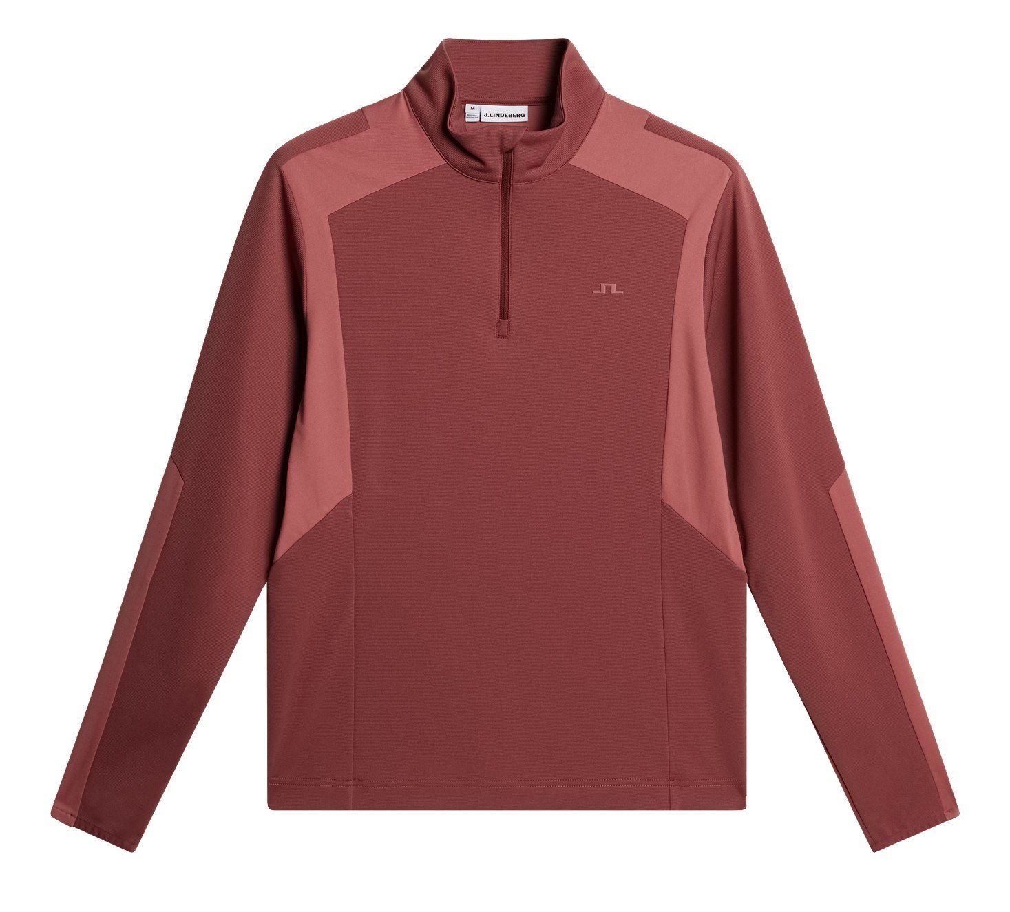 J.Lindeberg Lukas Quarter Zip pánska mikina, apple butter
