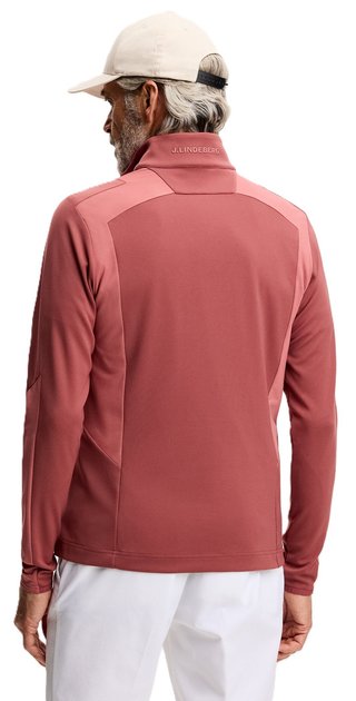 J.Lindeberg Lukas Quarter Zip pánska mikina, apple butter