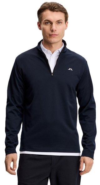 J.Lindeberg Clide Quarter Zip pánska mikina, JL Navy