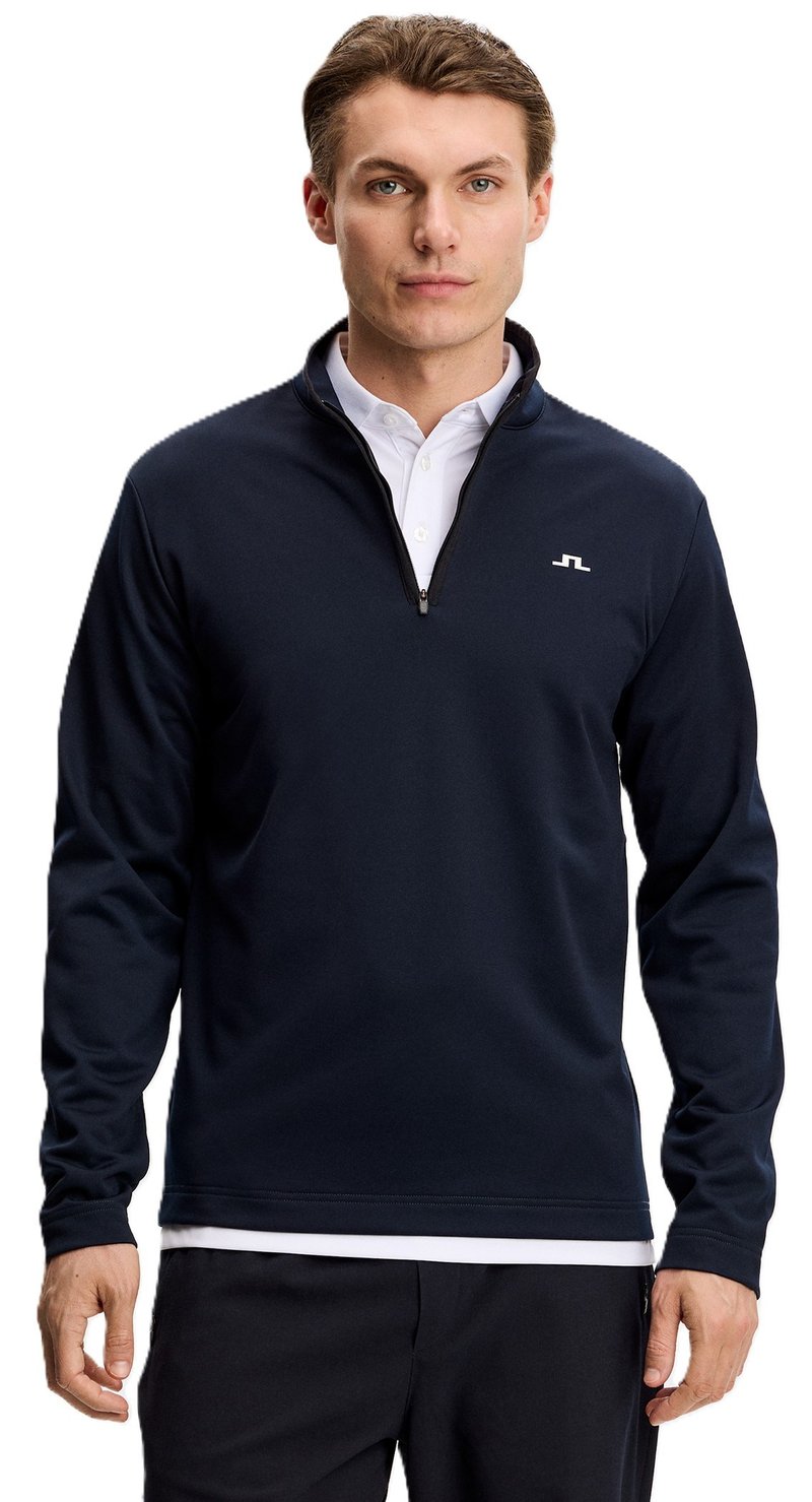 J.Lindeberg Clide Quarter Zip pánska mikina, JL Navy