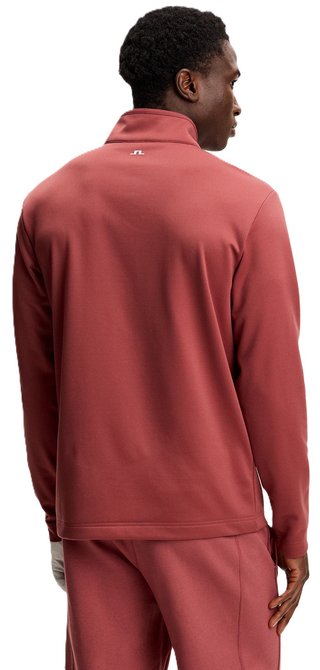 J.Lindeberg Clide Quarter Zip pánska mikina, apple butter
