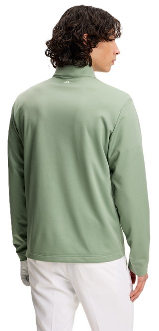 J.Lindeberg Clide Quarter Zip pánska mikina, hedge green