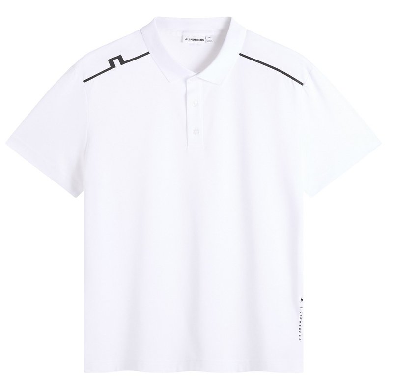 J.Lindeberg Lionel pánske polo, biele