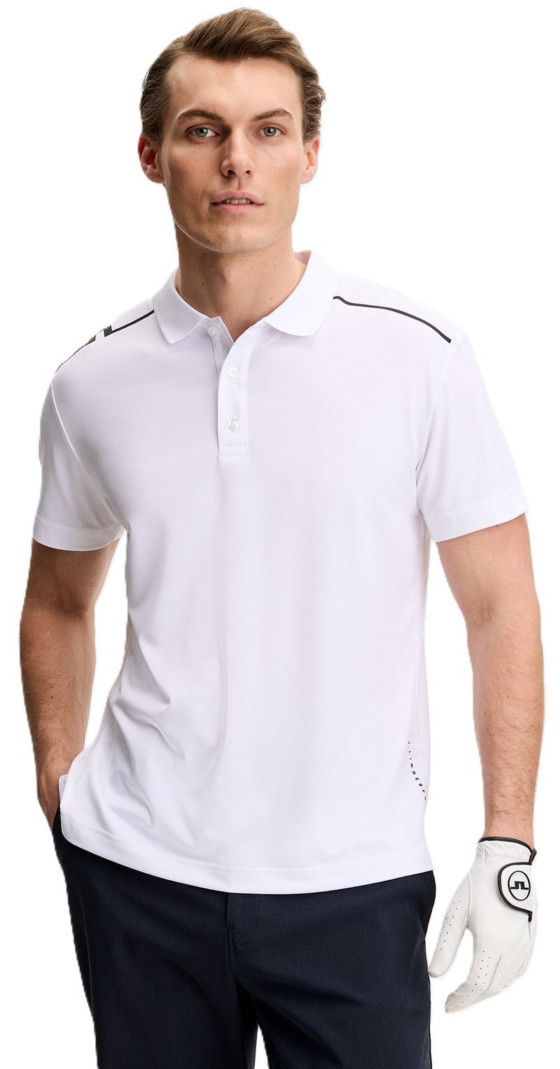 J.Lindeberg Lionel pánske polo, biele