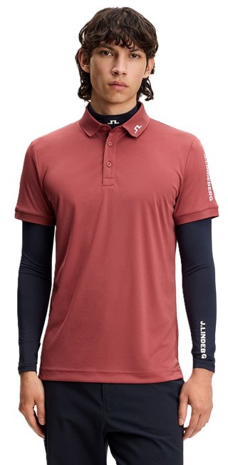 J.Lindeberg Tour Tech Slim Fit pánske polo, apple butter