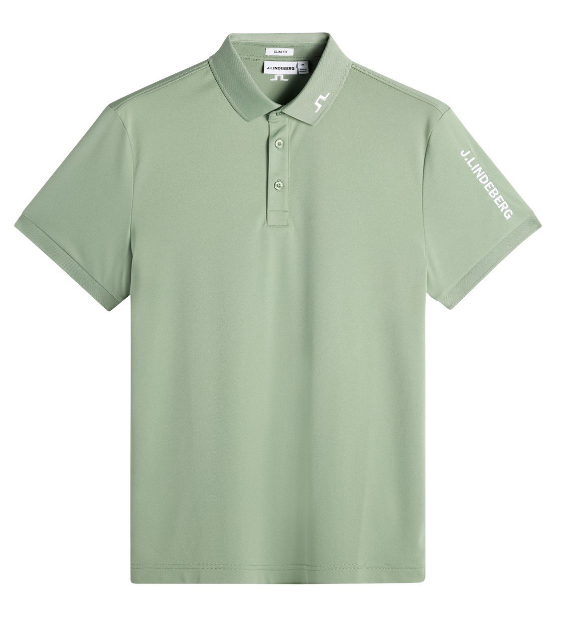 J.Lindeberg Tour Tech Slim Fit pánske polo, hedge green