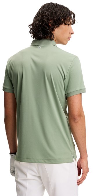 J.Lindeberg Tour Tech Slim Fit pánske polo, hedge green