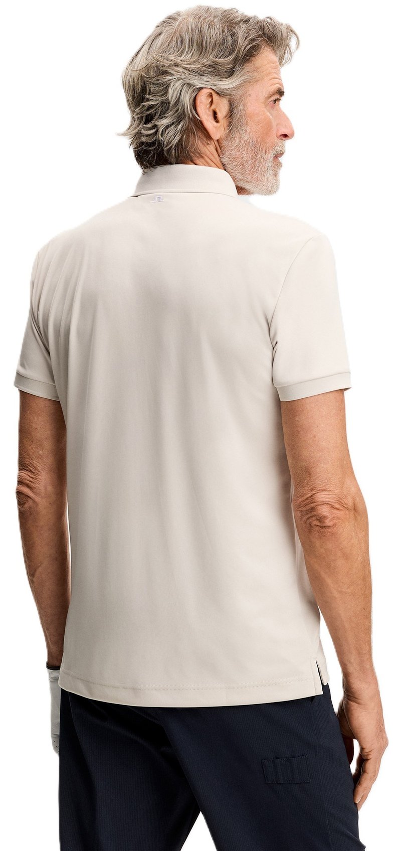 J.Lindeberg Tour Tech Slim Fit pánske polo, moonbeam
