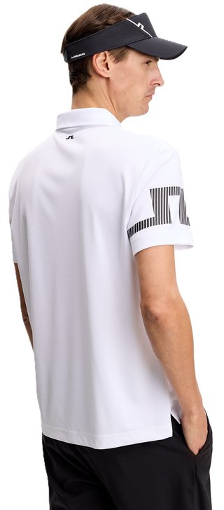J.Lindeberg Heath pánske polo, biele