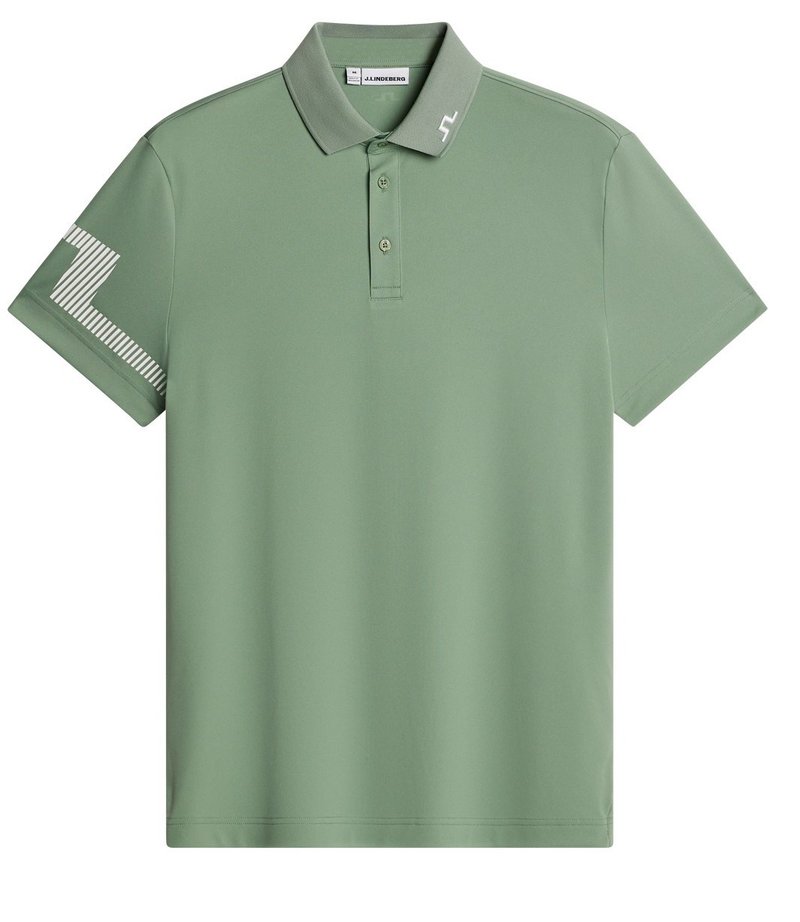 J.Lindeberg Heath pánske polo, hedge green