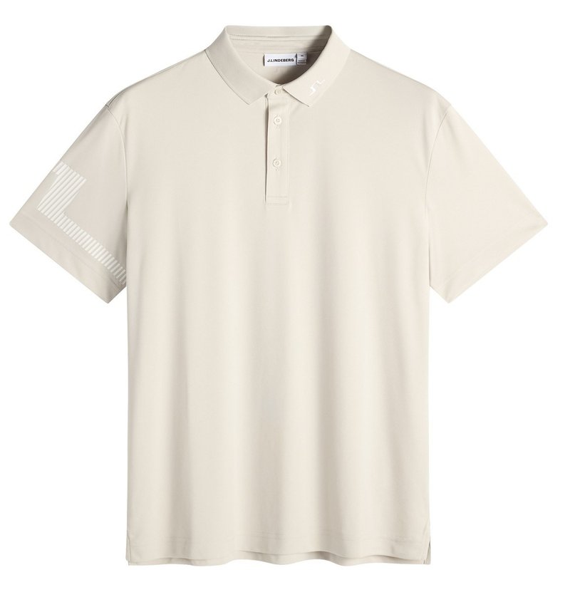 J.Lindeberg Heath pánske polo, moonbeam