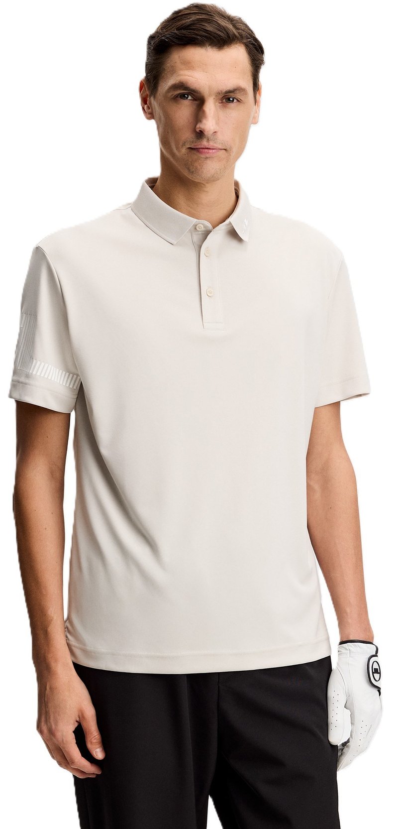J.Lindeberg Heath pánske polo, moonbeam