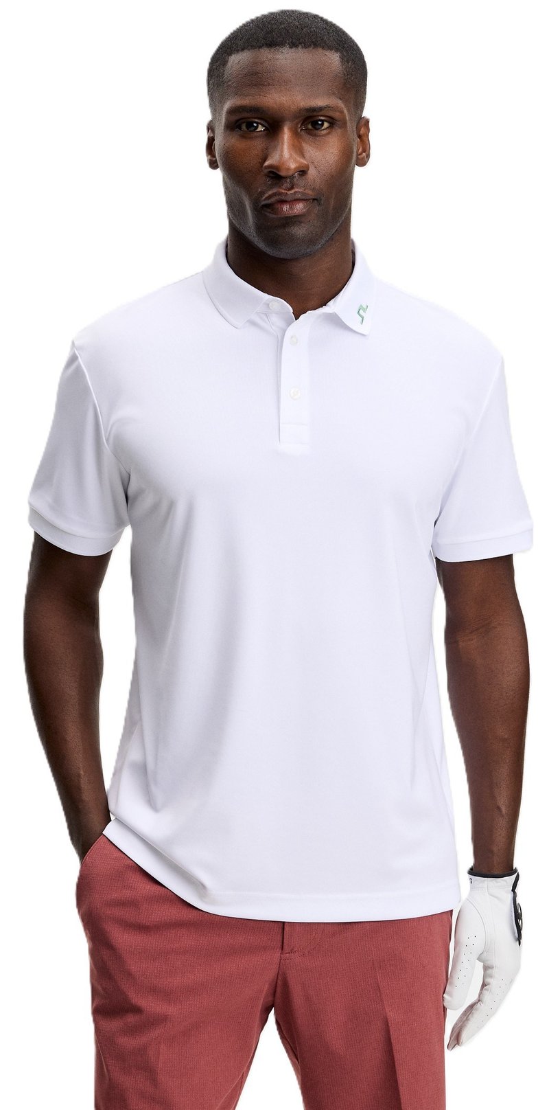 J.Lindeberg KV Print pánske polo, paradise hedge green
