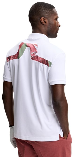 J.Lindeberg KV Print pánske polo, paradise hedge green