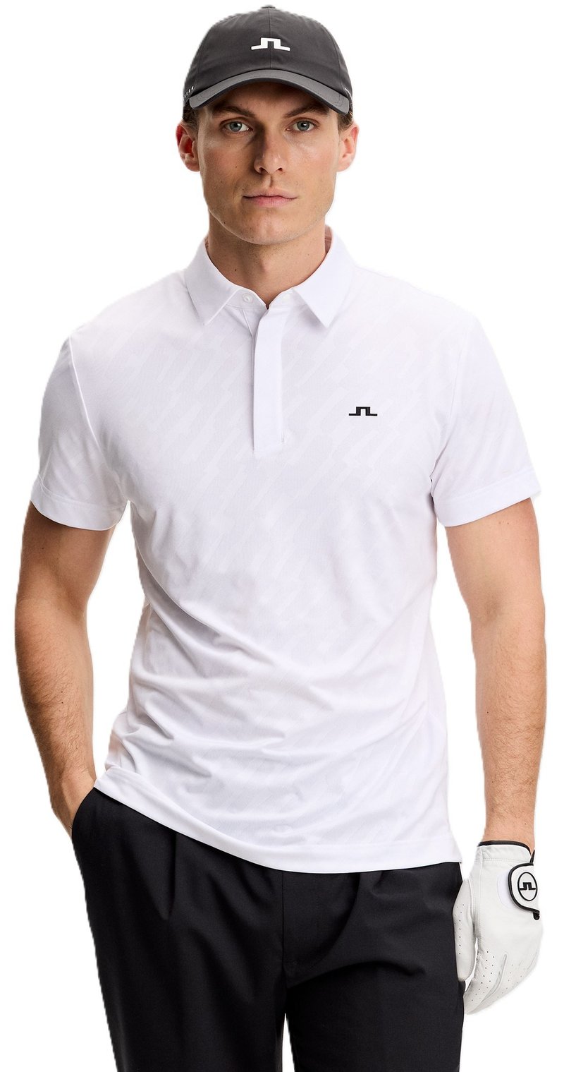 J.Lindeberg Wilhelm pánske polo, biele
