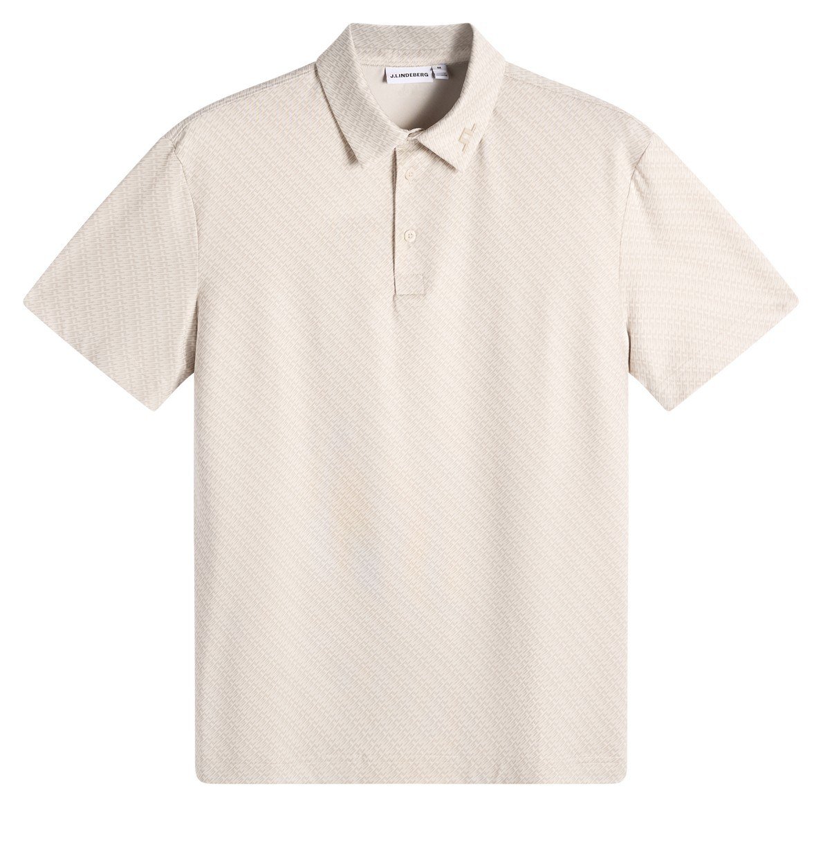 J.Lindeberg Tod Print pánske polo, flight bridge moonbeam