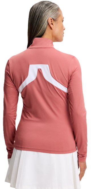 J.Lindeberg Janice Mid Layer dámska mikina, withered rose