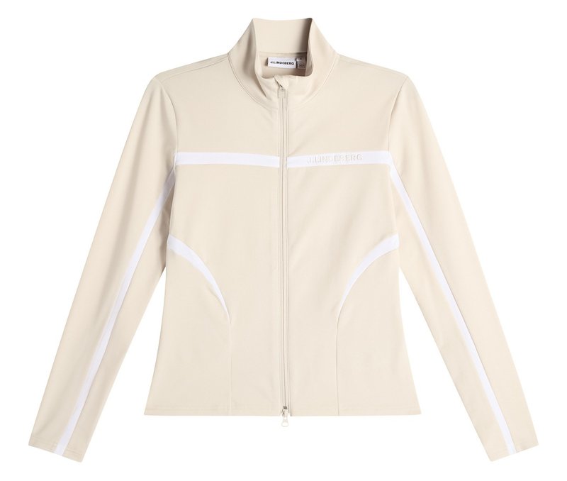 J.Lindeberg Janice Mid Layer dámska mikina, moonbeam
