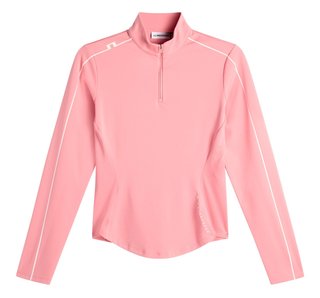J.Lindeberg Adiola Quarter Zip Mid Layer dámska mikina, flamingo plume