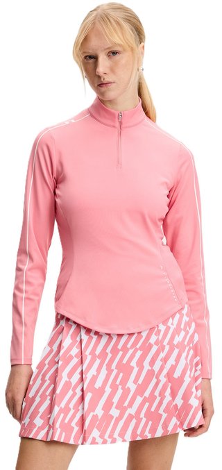 J.Lindeberg Adiola Quarter Zip Mid Layer dámska mikina, flamingo plume