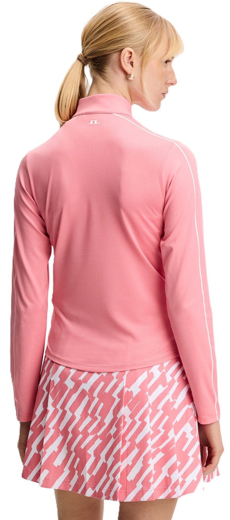 J.Lindeberg Adiola Quarter Zip Mid Layer dámska mikina, flamingo plume