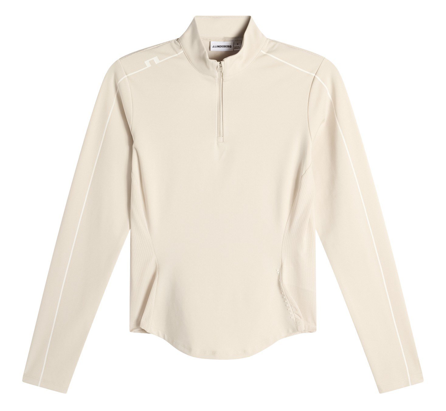 J.Lindeberg Adiola Quarter Zip Mid Layer dámska mikina, moonbeam