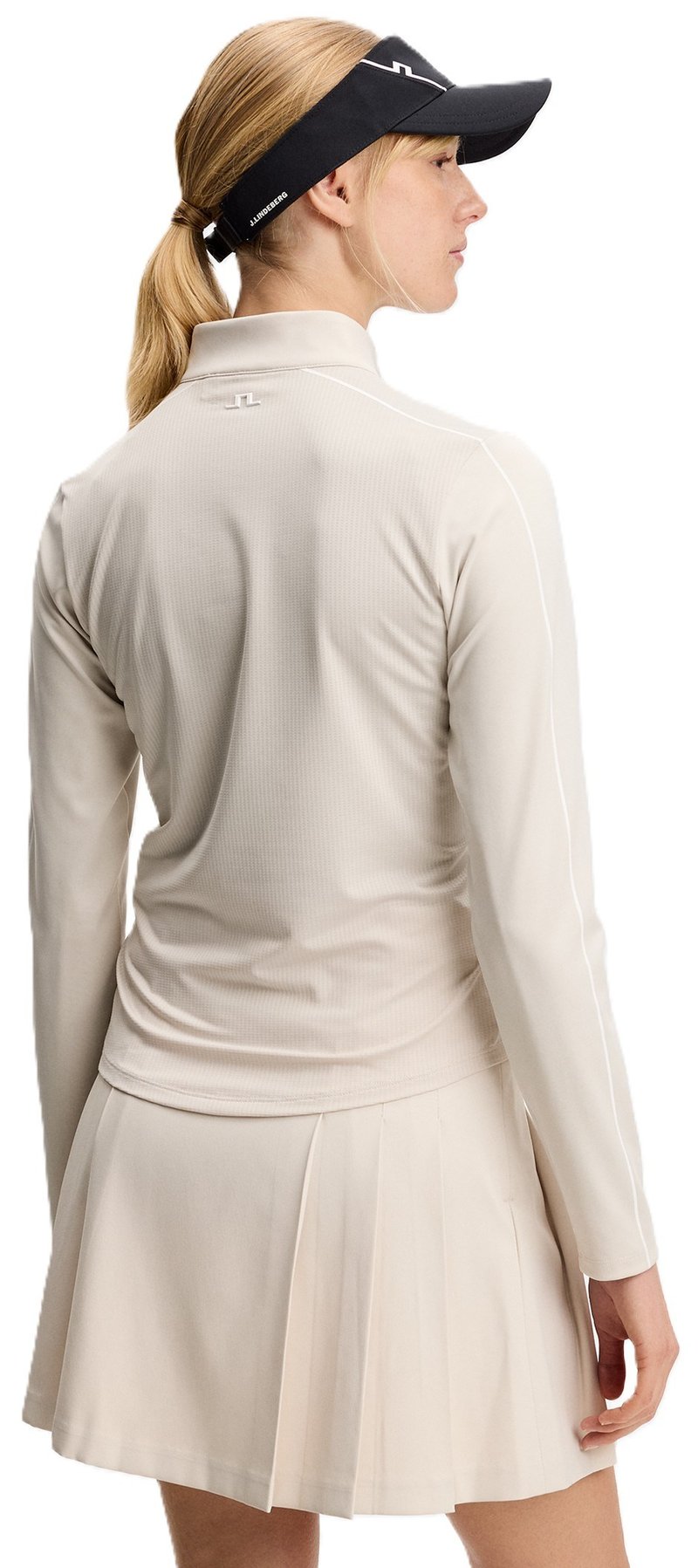 J.Lindeberg Adiola Quarter Zip Mid Layer dámska mikina, moonbeam