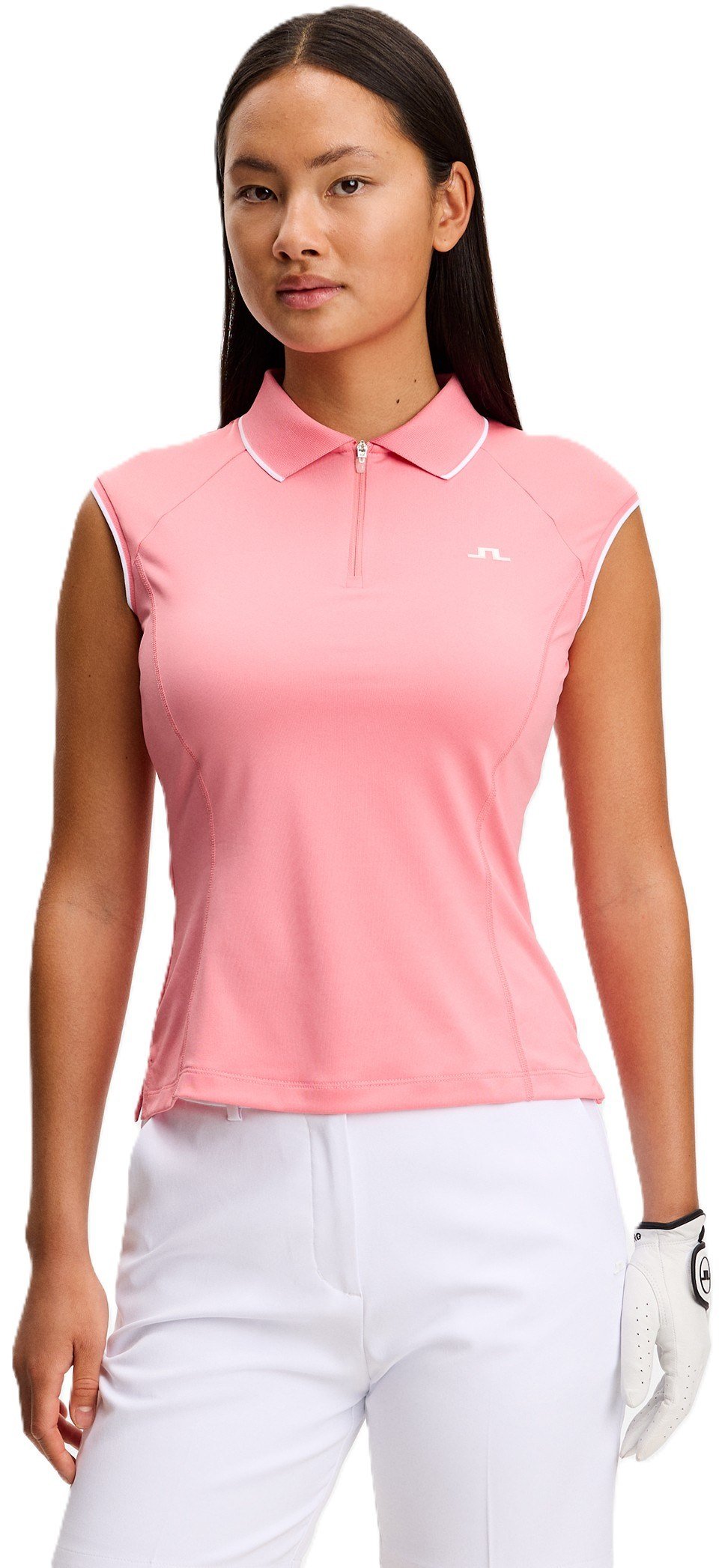 J.Lindeberg Lei dámske polo, flamingo plume