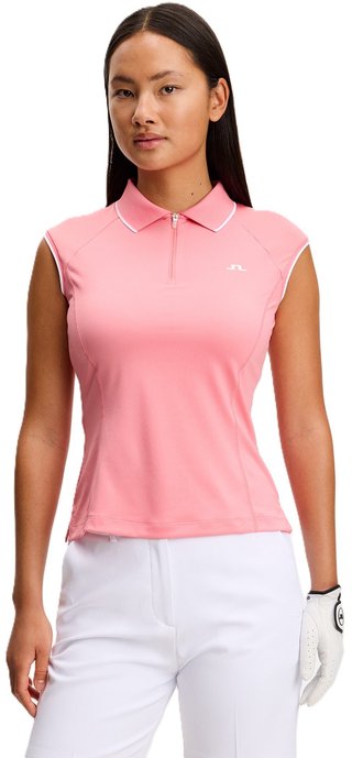 J.Lindeberg Lei dámske polo, flamingo plume