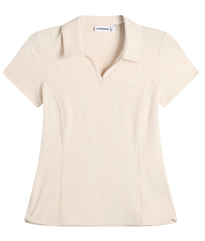 J.Lindeberg Marlie dámske polo, moonbeam