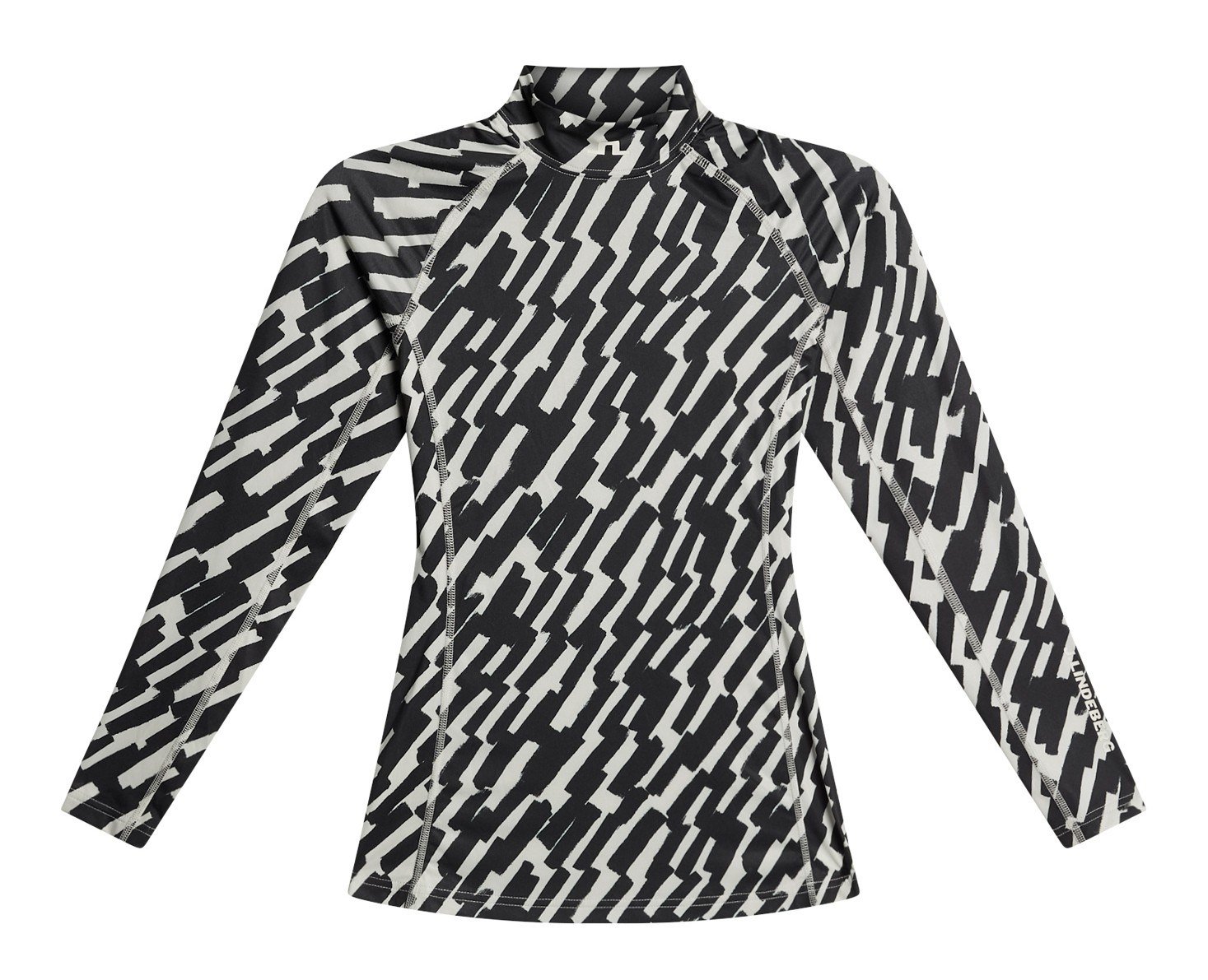 J.Lindeberg Ella Print Compression dámsky top, oak moonbeam