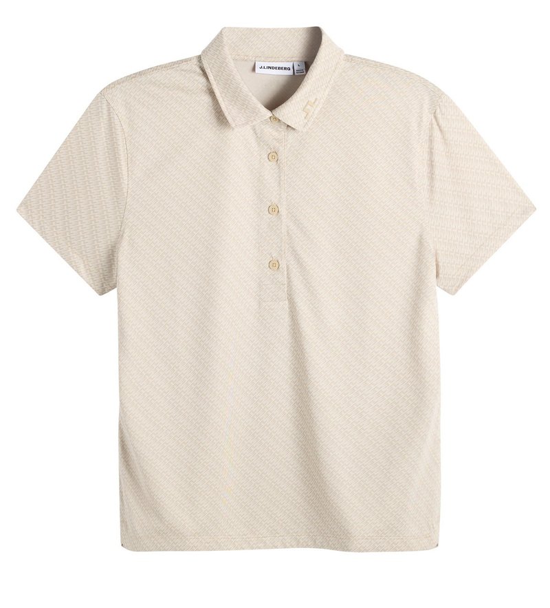 J.Lindeberg Caitlyn dámske polo, flight bridge moonbeam