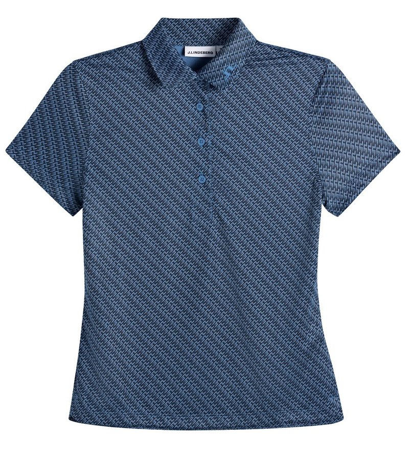 J.Lindeberg Caitlyn dámske polo, flight bridge navy fed