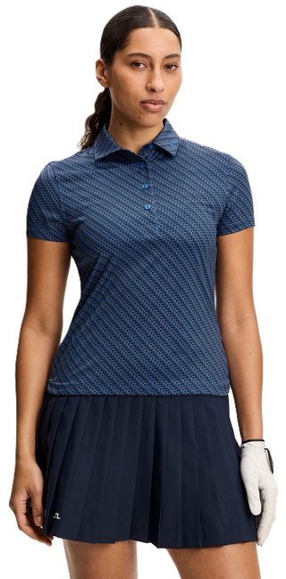 J.Lindeberg Caitlyn dámske polo, flight bridge navy fed