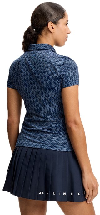 J.Lindeberg Caitlyn dámske polo, flight bridge navy fed