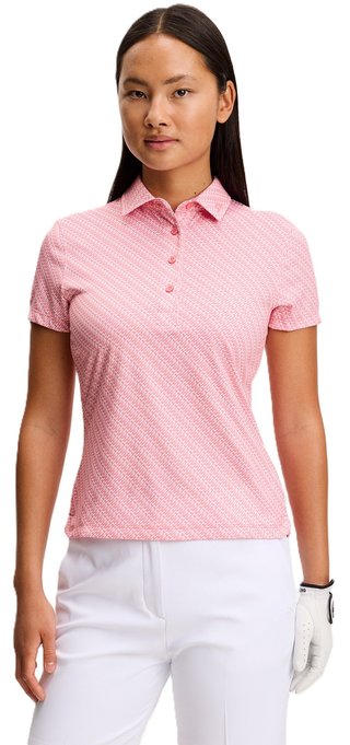 J.Lindeberg Caitlyn dámske polo, flight bridge flamingo