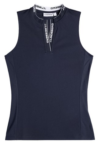 J.Lindeberg Leya Sleeveless dámske polo, JL Navy